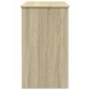Tocador con espejo color roble Sonoma 100x45x76 cm de , Tocadores para dormitorios - Ref: Foro24-840697, Precio: 107,73 €, De...