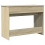 Tocador con espejo color roble Sonoma 100x45x76 cm de , Tocadores para dormitorios - Ref: Foro24-840697, Precio: 107,73 €, De...