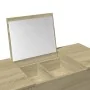 Tocador con espejo color roble Sonoma 100x45x76 cm de , Tocadores para dormitorios - Ref: Foro24-840697, Precio: 107,73 €, De...