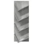 Estantería de pared 4 niveles gris hormigón 33x16x90 cm by , Shelves and shelves - Ref: Foro24-840719, Price: 38,80 €, Discou...