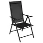 Set mesa y sillas de jardín 3 pzas aluminio y textilene negro by , Garden sets - Ref: Foro24-3070652, Price: 159,73 €, Discou...