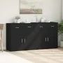 Aparadores 2 unidades madera de ingeniería negro 79x38x80 cm de , Aparadores - Ref: Foro24-3276617, Precio: 208,80 €, Descuen...