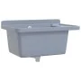 Fregadero lavabo de pared resina gris 60x40x28 cm de , Fregaderos - Ref: Foro24-4002798, Precio: 88,16 €, Descuento: %