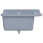 Fregadero lavabo de pared resina gris 60x40x28 cm de , Fregaderos - Ref: Foro24-4002798, Precio: 88,16 €, Descuento: %