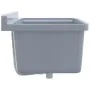 Fregadero lavabo de pared resina gris 60x40x28 cm de , Fregaderos - Ref: Foro24-4002798, Precio: 88,16 €, Descuento: %