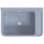 Fregadero lavabo de pared resina gris 60x40x28 cm de , Fregaderos - Ref: Foro24-4002798, Precio: 88,16 €, Descuento: %