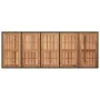Mesa de jardín superficie madera acacia ratán negro 240x90x75cm by , Garden tables - Ref: Foro24-365595, Price: 296,43 €, Dis...