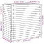Jardinera madera maciza de abeto Douglas 70x40x72,5 cm de , Maceteros y jardineras - Ref: Foro24-3282592, Precio: 177,81 €, D...