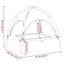 Cama para perros con dosel antracita tela oxford y acero von , Betten für Hunde - Ref: Foro24-172596, Preis: 31,04 €, Rabatt: %