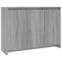 Aparador de madera de ingeniería gris Sonoma 102x33x75 cm by , Sideboards - Ref: Foro24-813015, Price: 101,01 €, Discount: %