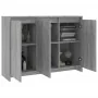 Aparador de madera de ingeniería gris Sonoma 102x33x75 cm by , Sideboards - Ref: Foro24-813015, Price: 101,01 €, Discount: %