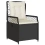 Set de comedor de jardín 9 pzas y cojines ratán sintético negro de , Conjuntos de jardín - Ref: Foro24-3262963, Precio: 963,1...