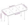 Set comedor de jardín 5 pzas cojines ratán sintético gris claro by , Garden sets - Ref: Foro24-3263029, Price: 551,12 €, Disc...