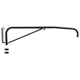Soporte de pared para manguera ducha de caballos acero negro by , horse care - Ref: Foro24-172487, Price: 49,71 €, Discount: %