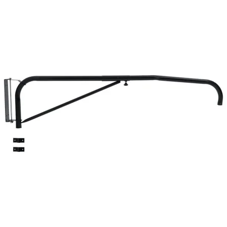 Soporte de pared para manguera ducha de caballos acero negro by , horse care - Ref: Foro24-172487, Price: 49,71 €, Discount: %