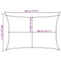 Toldo de vela HDPE marrón 160 g/m² 3x4 m by , Umbrellas - Ref: Foro24-311787, Price: 31,96 €, Discount: %