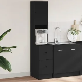 Mueble de cocina madera de ingeniería negro 35x50x180 cm von , Küchenschränke - Ref: Foro24-840759, Preis: 116,73 €, Rabatt: %
