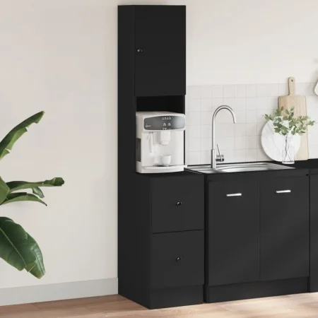 Mueble de cocina madera de ingeniería negro 35x50x180 cm von , Küchenschränke - Ref: Foro24-840759, Preis: 116,56 €, Rabatt: %