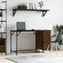 Escritorio ordenador madera ingeniería roble marrón 131x48x75cm by , Desks - Ref: Foro24-836222, Price: 85,34 €, Discount: %