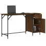 Escritorio ordenador madera ingeniería roble marrón 131x48x75cm by , Desks - Ref: Foro24-836222, Price: 85,34 €, Discount: %