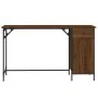 Escritorio ordenador madera ingeniería roble marrón 131x48x75cm by , Desks - Ref: Foro24-836222, Price: 85,34 €, Discount: %