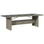 Set comedor jardín 9 pzas y cojines ratán sintético gris by , Garden sets - Ref: Foro24-3277555, Price: 1,00 €, Discount: %