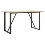 Mesa de comedor marco O madera maciza pino y acero 160x80x75cm de , Mesas de cocina y de comedor - Ref: Foro24-3282677, Preci...