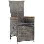 Set comedor jardín 9 pzas y cojines ratán sintético gris by , Garden sets - Ref: Foro24-3277548, Price: 1,00 €, Discount: %