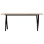 Mesa de centro marco X madera maciza pino y acero 110x40x45 cm by , Kitchen and dining tables - Ref: Foro24-3282689, Price: 6...