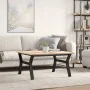 Mesa de centro marco Y madera maciza pino y acero 80x80x45 cm by , Kitchen and dining tables - Ref: Foro24-3282707, Price: 81...