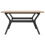 Mesa de centro marco Y madera maciza pino y acero 80x80x45 cm by , Kitchen and dining tables - Ref: Foro24-3282707, Price: 81...