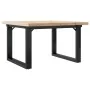 Mesa de centro marco O madera maciza pino y acero 60x60x40,5 cm by , Kitchen and dining tables - Ref: Foro24-3282726, Price: ...