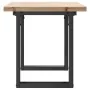 Mesa de centro marco O madera maciza pino y acero 100x50x45,5cm de , Mesas de cocina y de comedor - Ref: Foro24-3282732, Prec...