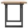 Mesa de centro marco O madera maciza pino y acero 90x40x45,5 cm von , Küchen- und Esstische - Ref: Foro24-3282730, Preis: 73,...