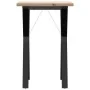 Mesa de comedor marco Y madera maciza pino y acero 50x50x75,5cm von , Küchen- und Esstische - Ref: Foro24-3282779, Preis: 76,...