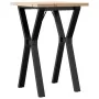 Mesa de comedor marco Y madera maciza pino y acero 50x50x75,5cm von , Küchen- und Esstische - Ref: Foro24-3282779, Preis: 76,...