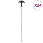 Clavijas para tienda 24 uds acero galvanizado 30 cm Ø7 mm by , Tent Accessories - Ref: Foro24-4009320, Price: 32,15 €, Discou...