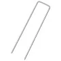Clavijas de tierra forma U 50 uds acero galvanizado 15x3,5 cm de , Accesorios para tiendas de campaña - Ref: Foro24-4009360, ...