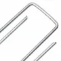 Clavijas de tierra forma U 50 uds acero galvanizado 15x3,5 cm de , Accesorios para tiendas de campaña - Ref: Foro24-4009360, ...
