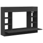 Escritorio de pared madera de ingeniería negro 105x48x75 cm von , Schreibtische - Ref: Foro24-847969, Preis: 81,42 €, Rabatt: %