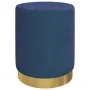 Taburete redondo con almacenaje terciopelo azul by , Folding stools and chairs - Ref: Foro24-340284, Price: 49,53 €, Discount: %
