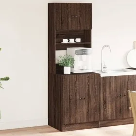 Mueble de cocina madera ingeniería marrón roble 60x50x180 cm by , Kitchen cabinets - Ref: Foro24-3276643, Price: 175,73 €, Di...