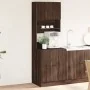 Mueble de cocina madera ingeniería marrón roble 60x50x180 cm by , Kitchen cabinets - Ref: Foro24-3276643, Price: 175,66 €, Di...