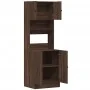 Mueble de cocina madera ingeniería marrón roble 60x50x180 cm by , Kitchen cabinets - Ref: Foro24-3276643, Price: 175,66 €, Di...