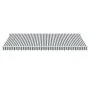 Toldo retráctil aluminio y tela gris antracita y blanco 5x3 m de , Toldos - Ref: Foro24-3216107, Precio: 355,87 €, Descuento: %