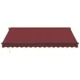 Toldo retráctil automático con LEDs color burdeos 400x350 cm by , Awnings - Ref: Foro24-3215001, Price: 832,09 €, Discount: %
