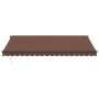 Toldo retráctil automático marrón 450x300 cm by , Awnings - Ref: Foro24-3310213, Price: 462,75 €, Discount: %