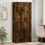 Aparador alto madera de ingeniería roble ahumado 80x35x180 cm by , Lockers and storage cabinets - Ref: Foro24-3276655, Price:...