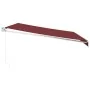 Toldo retráctil manual burdeos 450x300 cm by , Awnings - Ref: Foro24-3215296, Price: 320,99 €, Discount: %