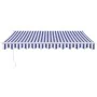Toldo retráctil automático azul y blanco 3x2,5 m von , Markisen - Ref: Foro24-3154471, Preis: 263,51 €, Rabatt: %